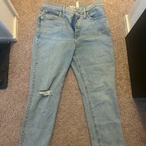 Madewell The Perfect Vintage crop Jean